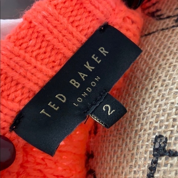 Ted Baker coral bow back sweater - Picture 4 of 7